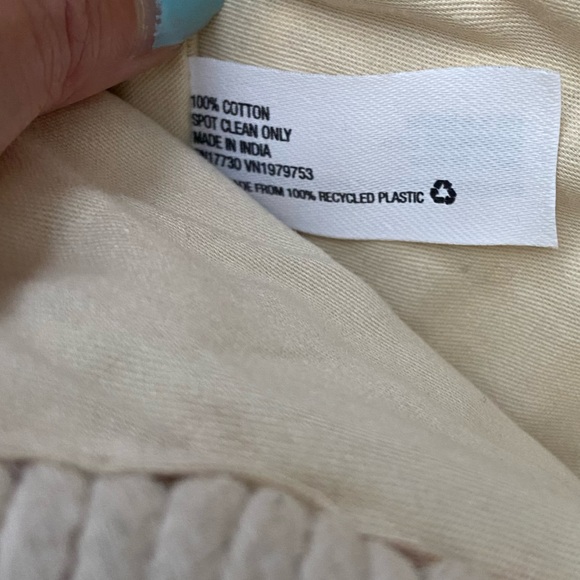 NWOT Crochet Macrame Neutral Cream Boho Handbag Small Purse Wooden Handles - Picture 6 of 10